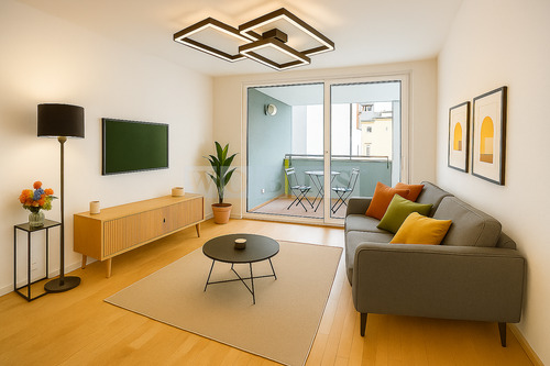 Einrichtungsvorschlag - KI - 1 Zimmer Etagenwohnung in Berlin