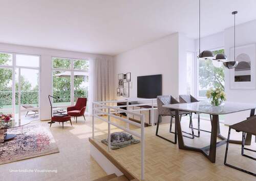 Unverbindliche Visualisierung - Gut vermietetes Reihenhaus in Dallgow-Döberitz - nur 4km westlich von Berlin