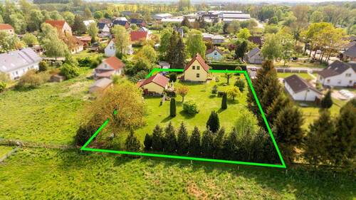 Luftaufnahme - 3 Zimmer Einfamilienhaus zum Kaufen in Neuburg
