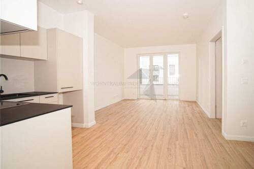 Muster Wohn-Koch-Essbereich mit Balkonzugang - Etagenwohnung mit 45,70 m&sup2; in Chemnitz zur Miete