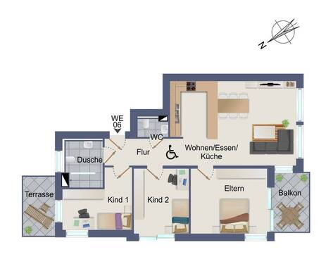 Wohnung-Nr. 6 - 