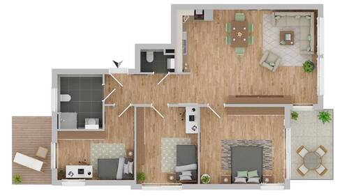 Wohnung-Nr. 6 - 