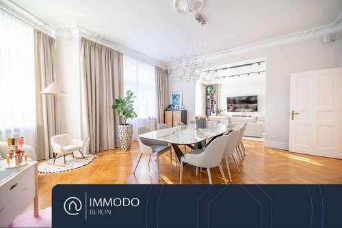 Wohnzimmer - ?? Wohnen auf höchstem Niveau - Erstklassige 5-Zimmer Luxus Altbau Wohnung in Charlottenburg