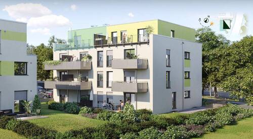 Moderne Eigentumswohnung mit sonniger Dachterrasse - 