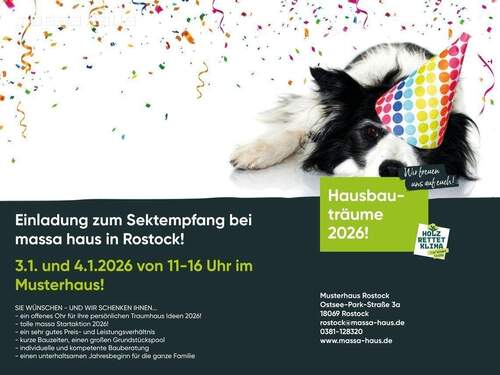 Sektempfang in Rostock - Ich berate Sie auch gerne am Wochenende.