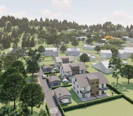 Visualisierung - Hier baut Ihr neues Zuhause - Baugrundstück in Simbach am Inn!