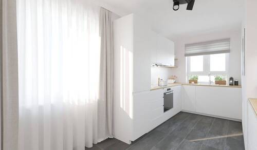 Visualisierung der Küche im Doppelhaus - Doppelhaushälfte mit 113,50 m&sup2; in Großpösna zum Kaufen