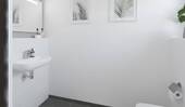 Visualisierung des Gäste-WC´s im Doppelhaus - 