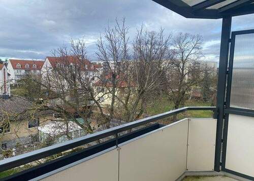 Ausblick vom Balkon - 1 Zimmer Etagenwohnung in Oschersleben