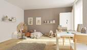 Visualisierung des Kinderzimmers im Reihenhaus - 
