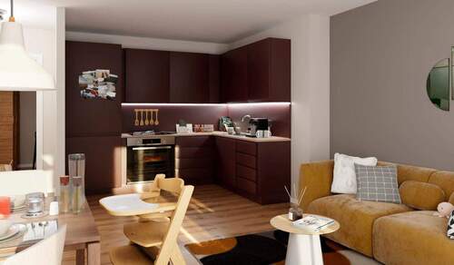 Offene Küche - 5 Zimmer Etagenwohnung zum Kaufen in Berlin