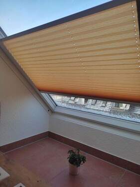 Plissée in Küche - 