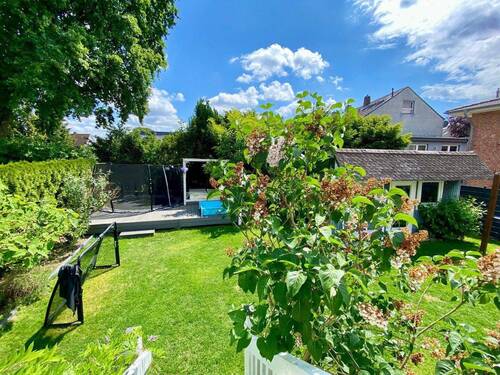Garten von Balkon aus - 4 Zimmer Einfamilienhaus in Elmshorn