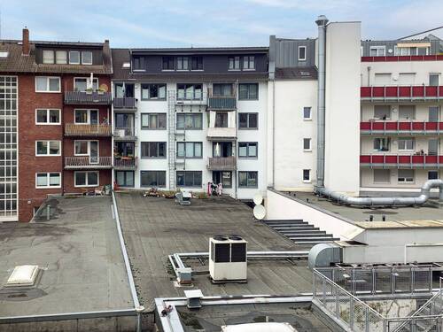 Blick nach hinten - 3 Zimmer Etagenwohnung in Münster
