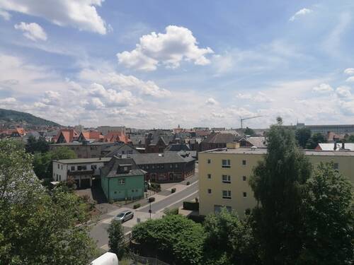 Ausblick Balkon.jpg - einmalige Gelegenheit: ETW mit Einbauküche und Balkon in Zentrumsnähe