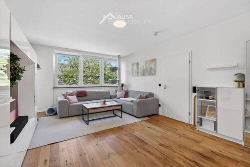 Wohnzimmer - Etagenwohnung mit 74,00 m&sup2; in Münster zum Kaufen