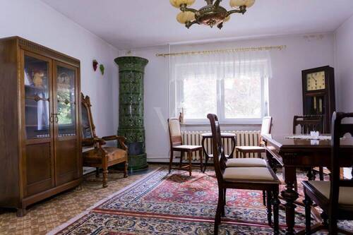 Wohnzimmer mit Kachelofen - 