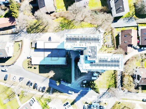 Draufsicht von Oben - Modernes Wohnen mit Wohlfühlcharakter: 3-Zimmer-Wohnung in Biberach