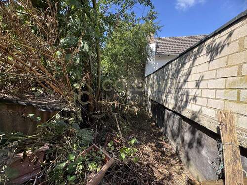 Ausschnitt des unbebauten Grundstücks - 