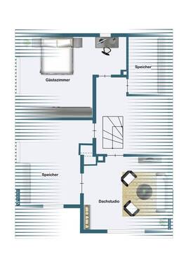 Dachgeschoss - 