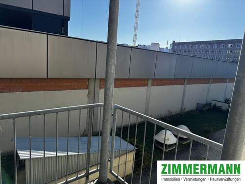 Sicht vom Balkon - 1 Zimmer Etagenwohnung in Bamberg