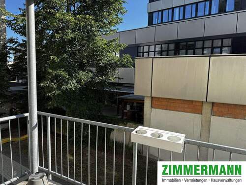 Sicht vom Balkon - Etagenwohnung mit 31,00 m² in Bamberg zum Kaufen