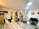 Schlaf- und Wohnbereich Wohnung Souterrain - 