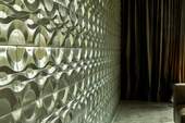 Wandbetonfliesen im Wohnzimmer „Wave“ - 