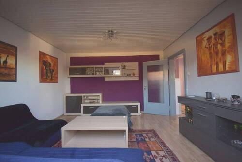 Wohnzimmer - 2 Zimmer Etagenwohnung zum Kaufen in Mannheim / Feudenheim