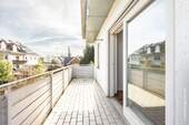 Balkon zum Garten nach Osten - 