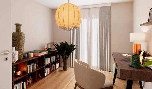 Arbeitszimmer - 5 Zimmer Etagenwohnung zum Kaufen in Berlin