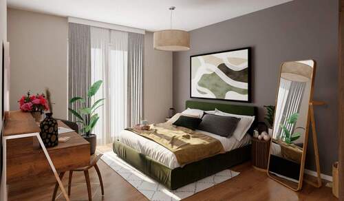 Schlafzimmer - Etagenwohnung mit 108,50 m&sup2; in Berlin zum Kaufen