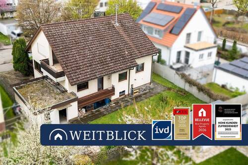 Außenansicht - WEITBLICK: Freistehendes Einfamilienhaus in Ossweil!