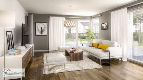 Beispielbild Wohnzimmer - 4 Zimmer Doppelhaushälfte in Perl / Oberleuken