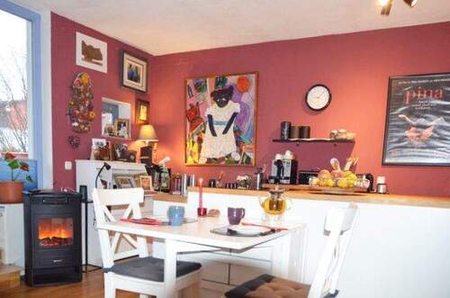 offene Küche im Wohnzimmer - Etagenwohnung mit 47,00 m&sup2; in Bergholz-Rehbrücke zum Kaufen