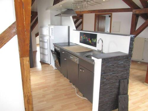 Küchenbereich - Etagenwohnung mit 100,00 m² in Zwickau zur Miete