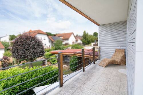 Balkon mit Gartenblick - 