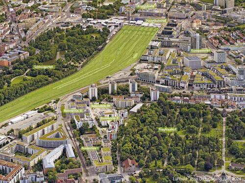 Lageplan aus der Luft - 