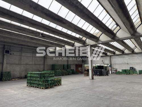 große Lagerhalle - Produktionsbetrieb mit großem eingezäunten Gelände zu verkaufen