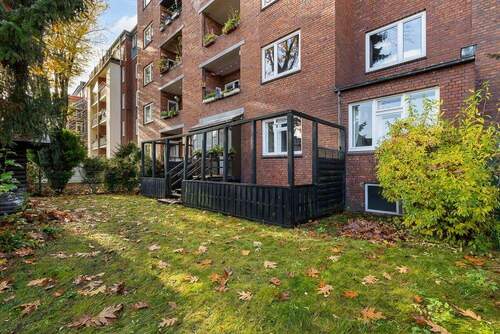 Rückansicht - Mehrfamilienhaus, Wohnhaus mit 1,26 m² in Hamburg zum Kaufen