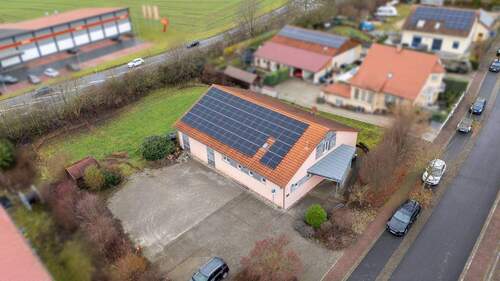 Ansicht Südost 2 - Gewerbeobjekt (Büro, Produktion, Verkauf) zum Kaufen in Mainbernheim