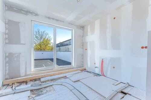 Küche mit Zugang zur Dachterrasse - 