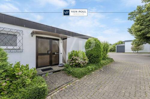 Titelbild neu - Wohnen auf einer Ebene - gemütlicher Bungalow mit viel Platz im Grünen