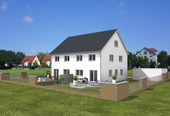 Garten Giebel Ost Variante 3_3D.png - 6 Zimmer Doppelhaushälfte in Neumarkt in der Oberpfalz