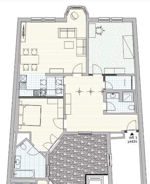 Bild 1 - 3 Zimmer Etagenwohnung in Ilmenau