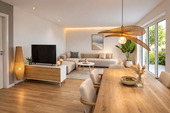 Wohnzimmer - Großzügige 4-Zimmer-Neubauwohnung mit hohem Wohnkomfort und Barrierefrei!