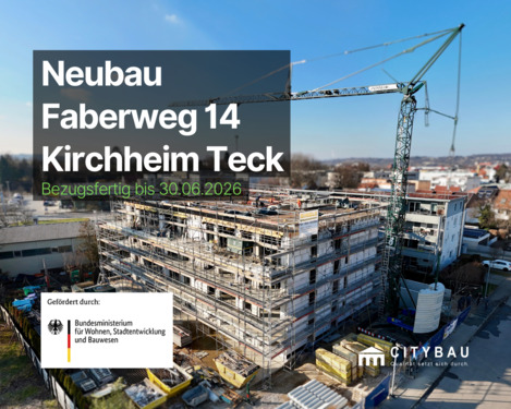 Bezugsfertigkeit bis spätestens 30.06.2026 - Moderne 2, 3 und 4,5-Zimmer-Eigentumswohnungen