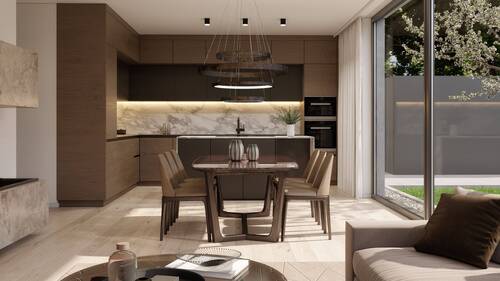 großzügiger Küchenbereich. - Etagenwohnung mit 149,30 m&sup2; in München zum Kaufen