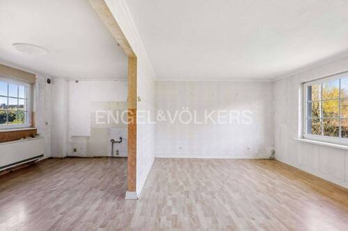 Küche und Wohnzimmer EG - Wohneinheit 2 - 