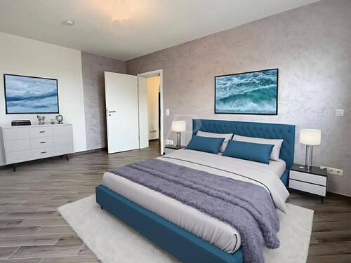 Beispielmöblierung Schlafzimmer 1 - 